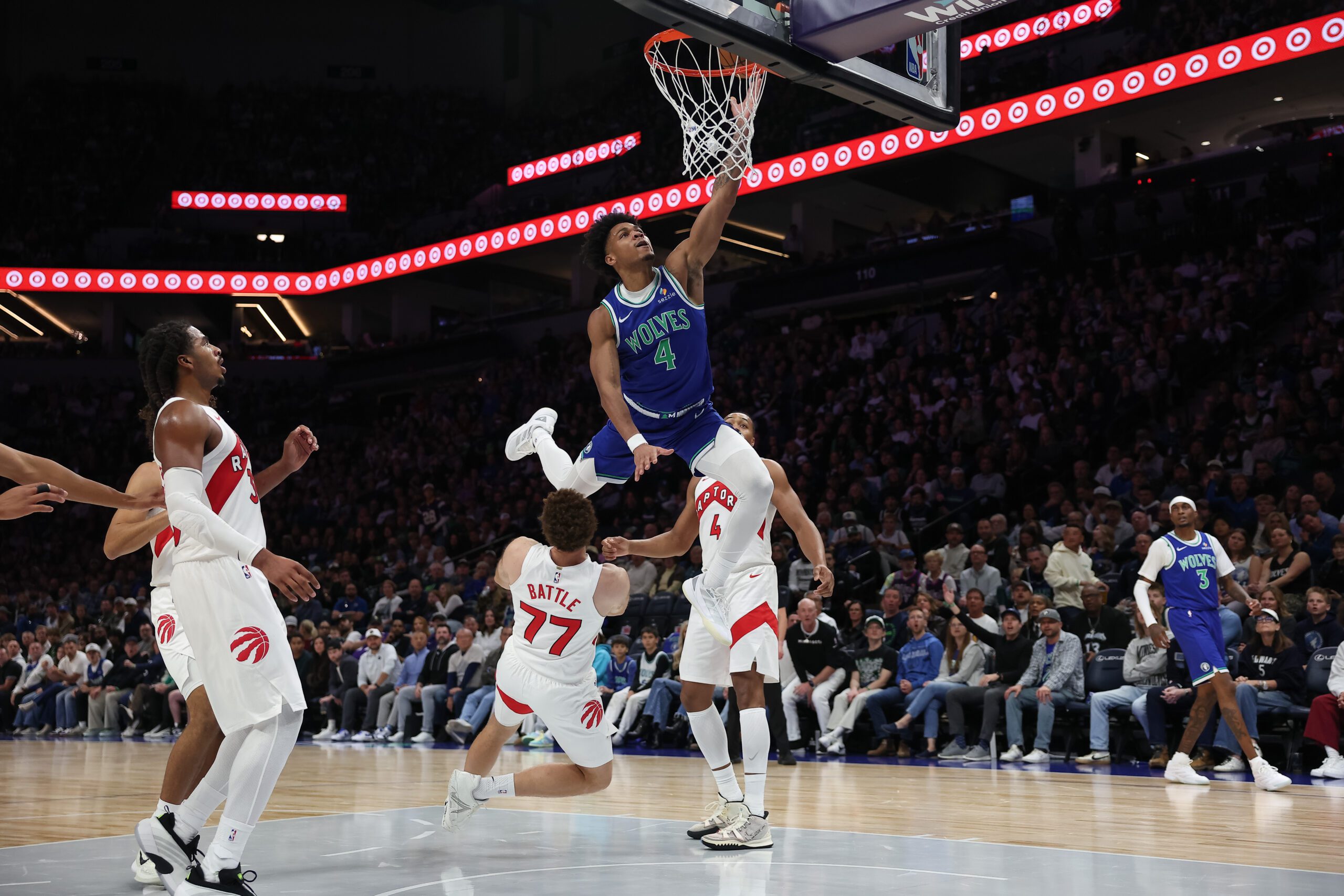 Timberwolves stay unbeaten with 117-94 win over Raptors in home opener — KSTP 5, Shoreview Sports news