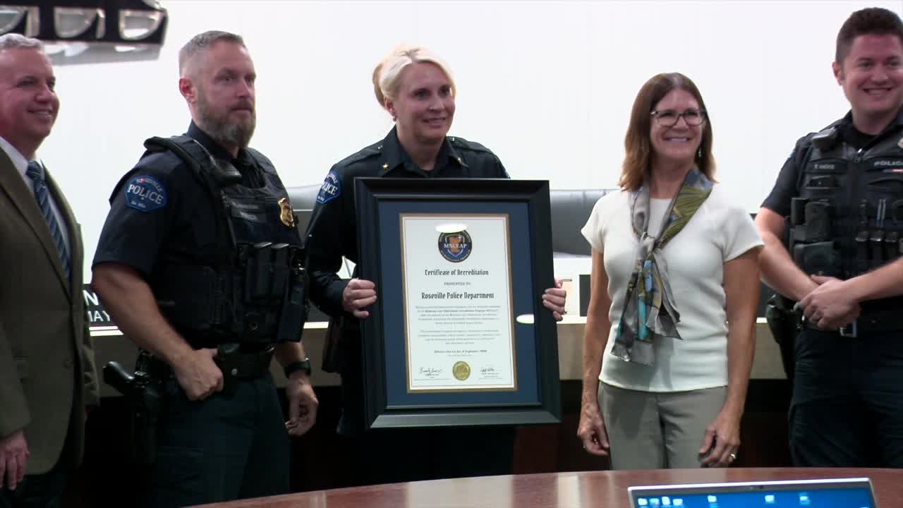 Roseville Police Department becomes first state-accredited agency, chief touts immediate impact — KSTP 5, Shoreview Government news