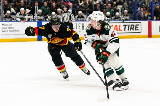 Quinn Hughes has a goal and an assist in his Vancouver return in Wild’s 4-2 victory — KSTP 5, Shoreview Sports news