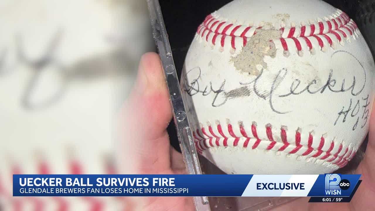 Cherished baseball signed by Bob Uecker survives Mississippi fire — WISN 12 Milwaukee, Shoreview Community news