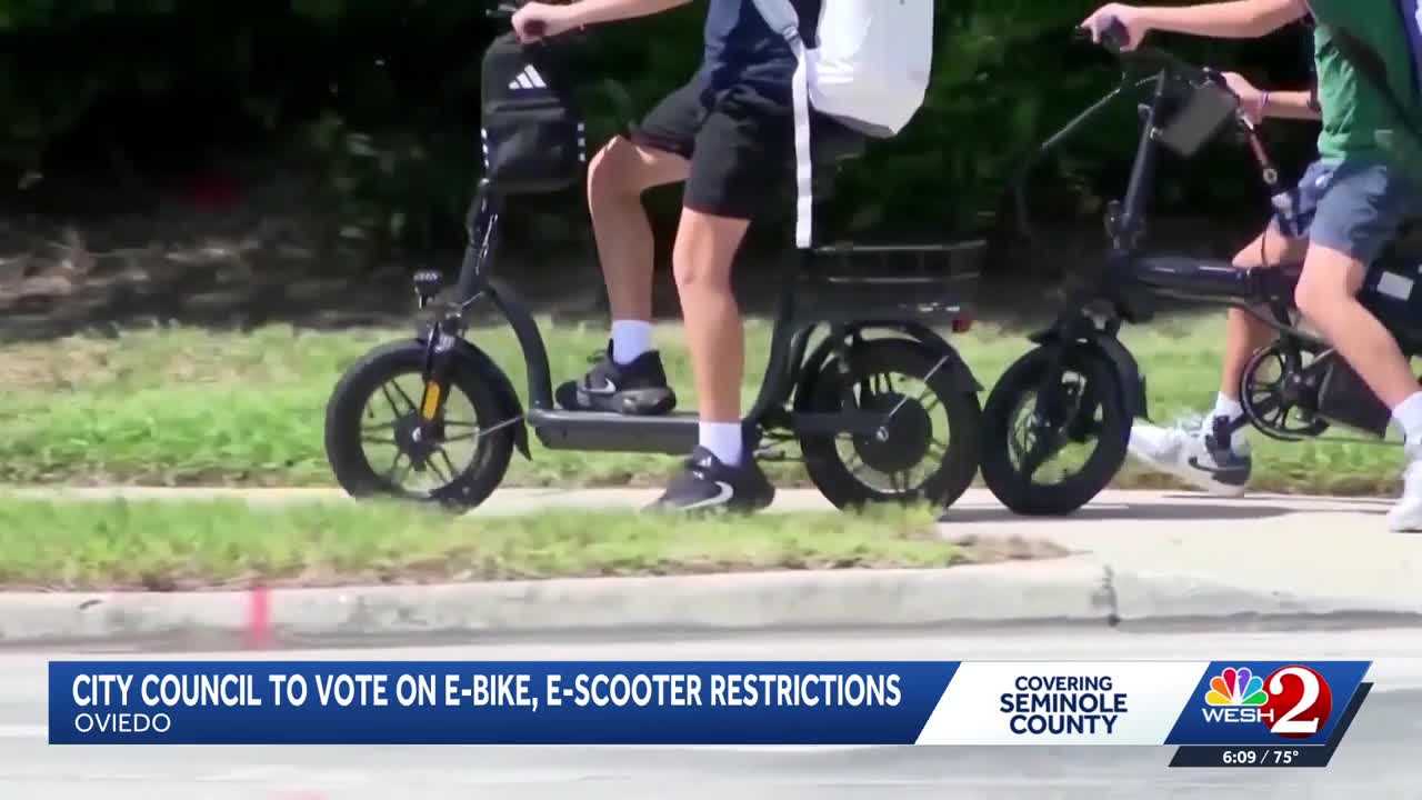 Oviedo city council to vote on micromobility rules to improve sidewalk safety — WESH 2 Orlando, Shoreview Government news