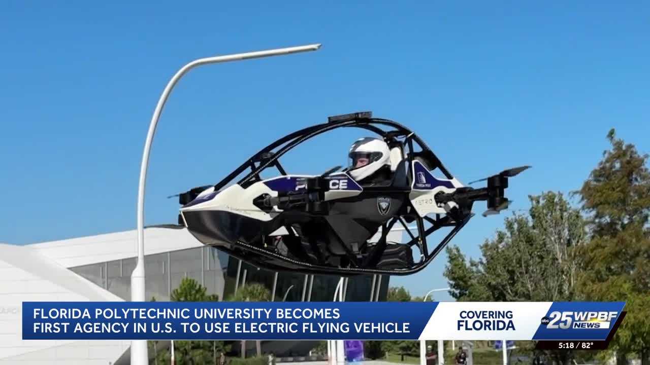 Florida Polytechnic University develops electric flying vehicle for police emergencies — WPBF West Palm Beach, Shoreview Community news