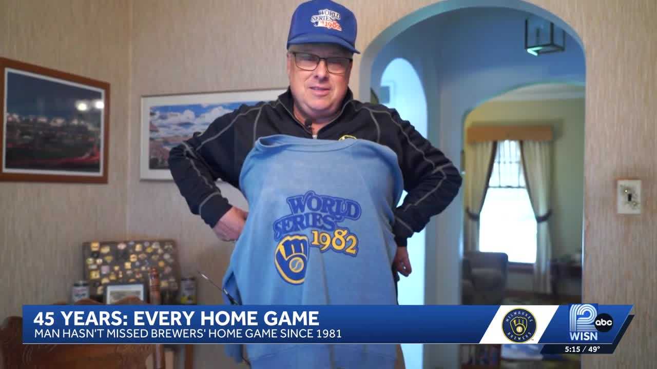 He hasn't missed a game since 1981, now he's hoping for a World Series win — WISN 12 Milwaukee, Shoreview Sports news