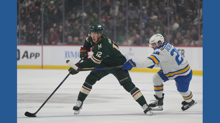 Matt Boldy has 5th career hat trick and Wild beat Blues 5-4 — KARE 11 Sports, Shoreview Sports news