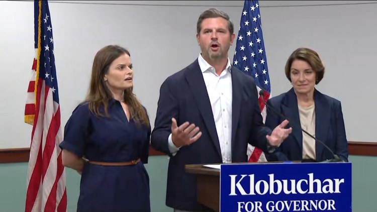 Parents of Harper Moyski backing Amy Klobuchar for governor — KARE 11 Local, Shoreview Community news