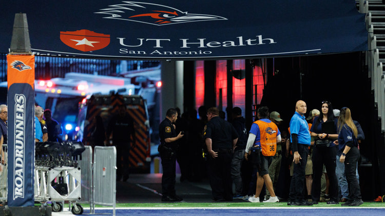 Military member dies after falling while rappelling from Alamodome's ceiling before UTSA vs. Navy game — NewsWest 9 (Permian Basin), Shoreview Sports news