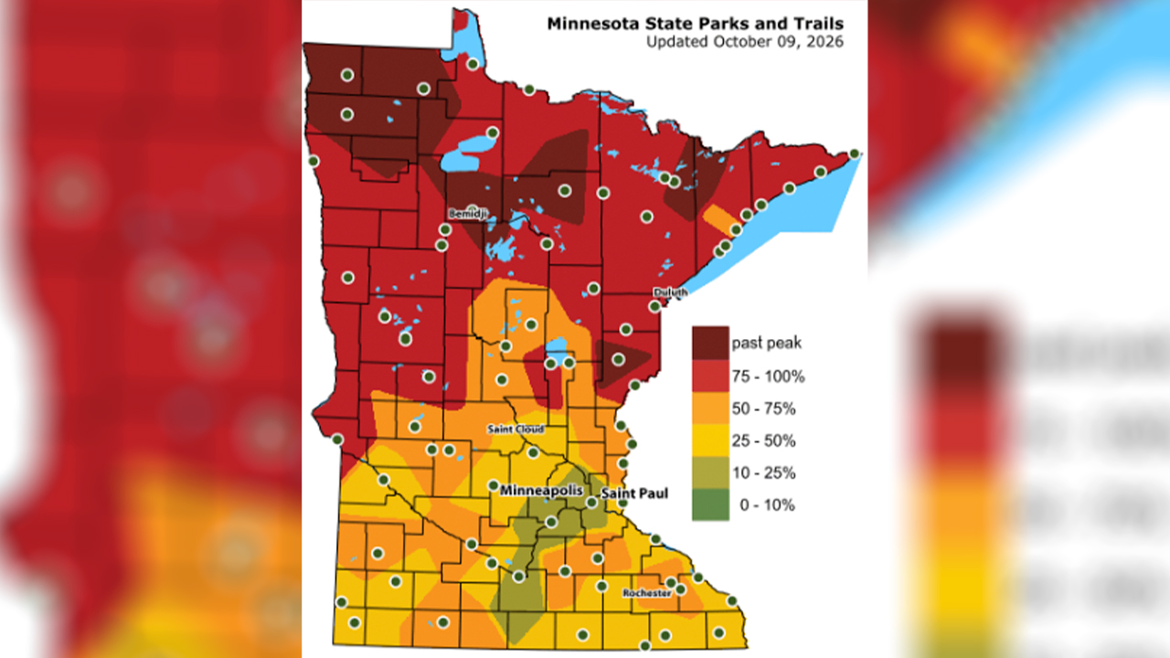 Map: Fall colors peaking across northern Minnesota — FOX 9, Shoreview Community news